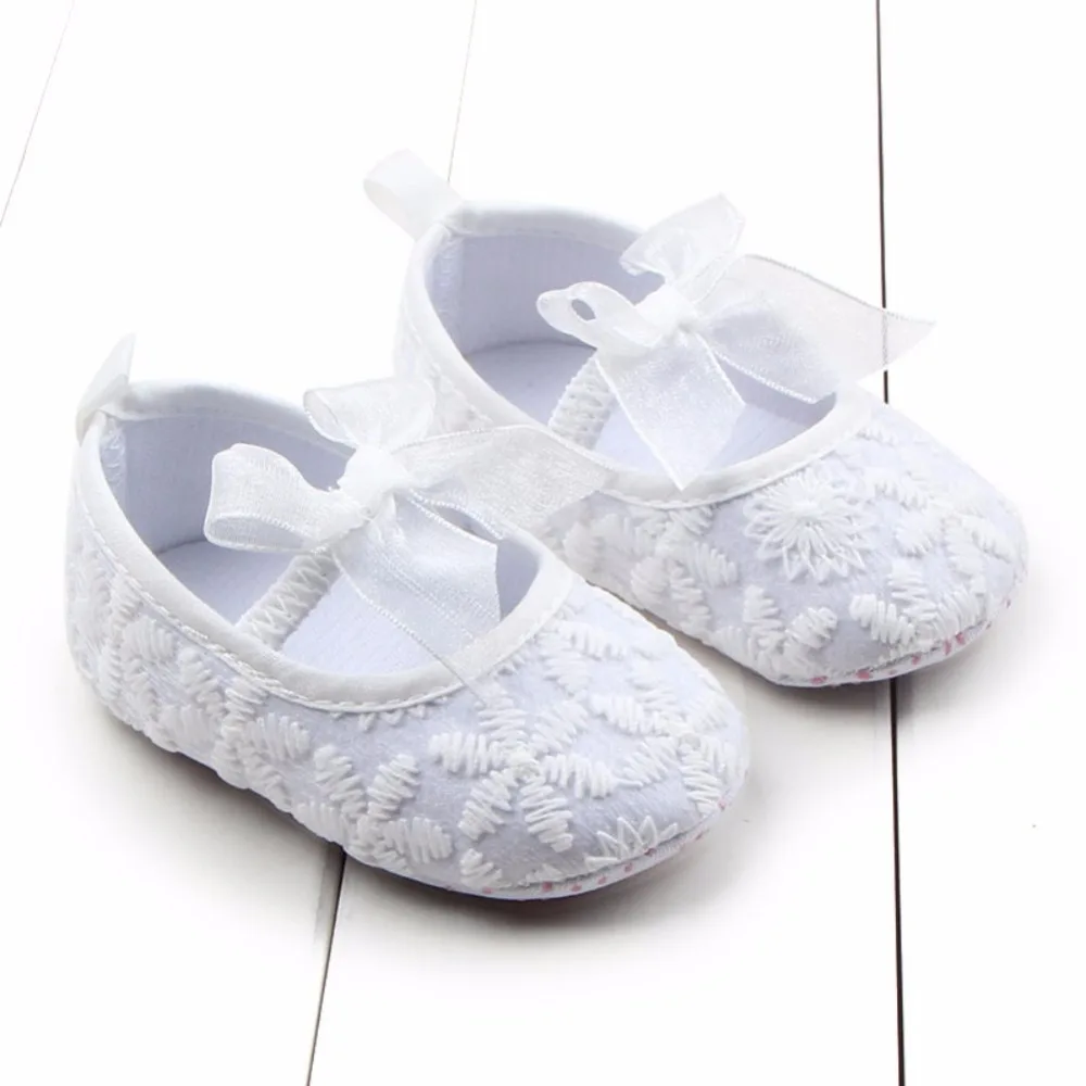 

Newborn Baby Girl Shoes Princess Lovely Infants Girls Shoes Soft Sole Crib Baby Shoes Prewalkers 0-12M