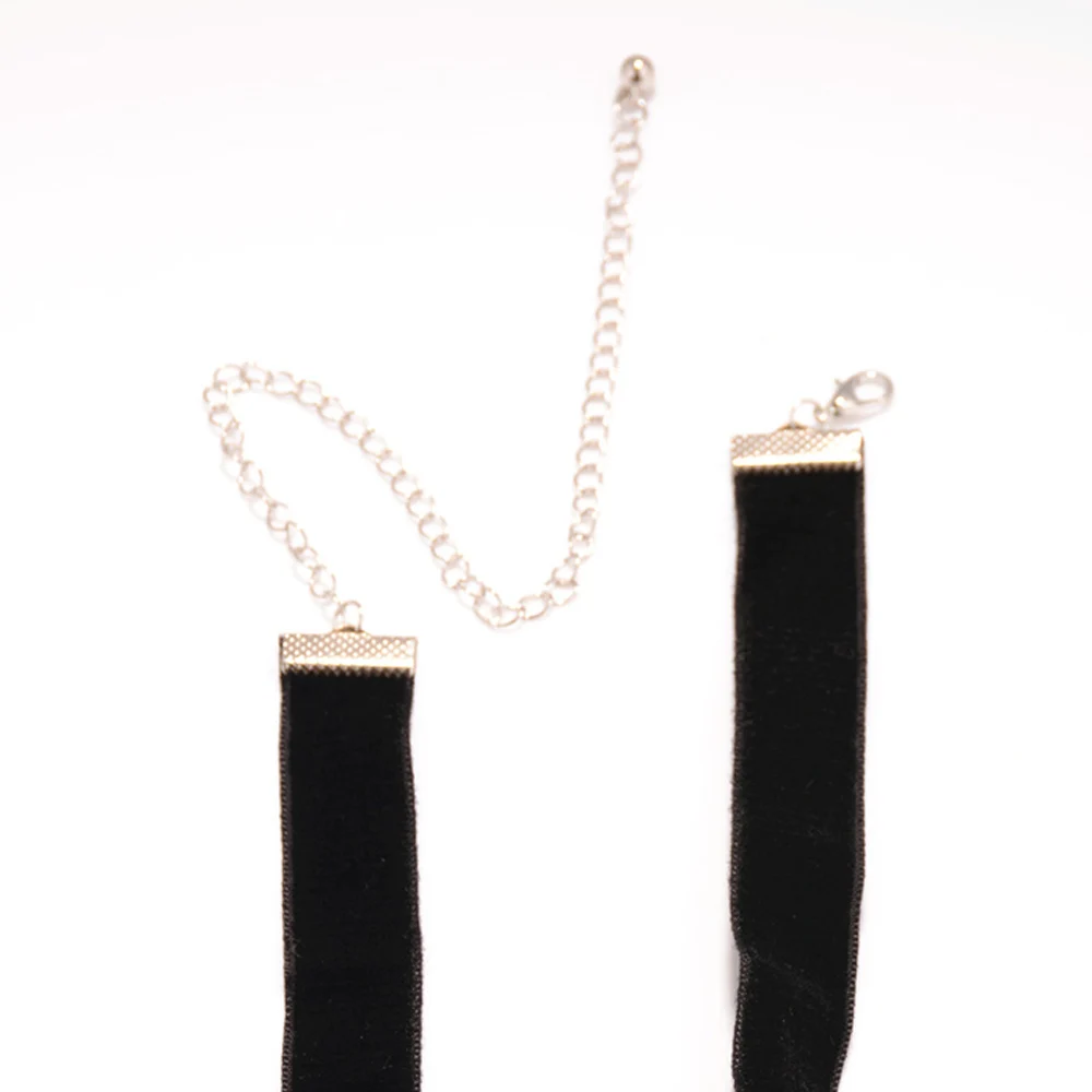 Винтажный стиль черная фланелевая серебряная подвеска с бахромой сердце персик