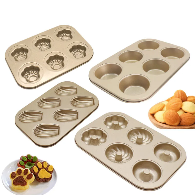 Форма для торта из нержавеющей стали с 6 отверстиями|cake mold|cupcake moldshape cake |