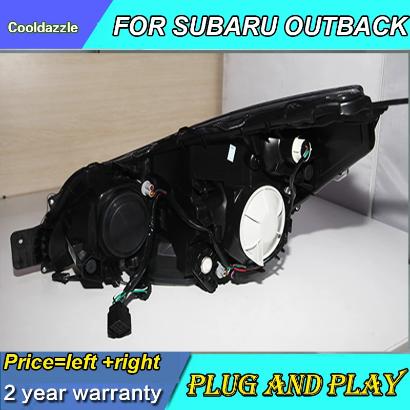 Для SUBARU OUTBACK LEGACY светодиодный фар головного лампы 2010 2011 2012 2013 год с Габаритные