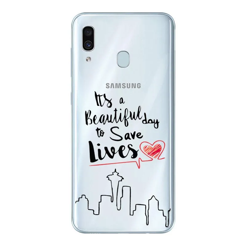 Чехол для Samsung Galaxy A30 силиконовый защитный чехол из ТПУ телефона A305F A305 A 30