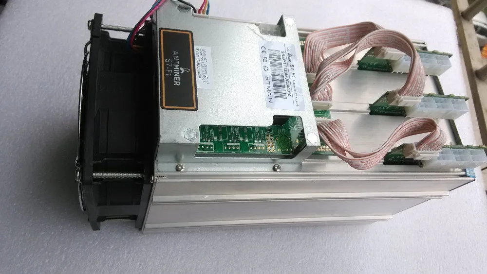 Bitcoin Miner 4.05Th/s AntMiner S7 -F1+PSU 4050Gh/s Asic Bitcon 28nm BTC Power Consumption 1293w SHA256 | Инструменты