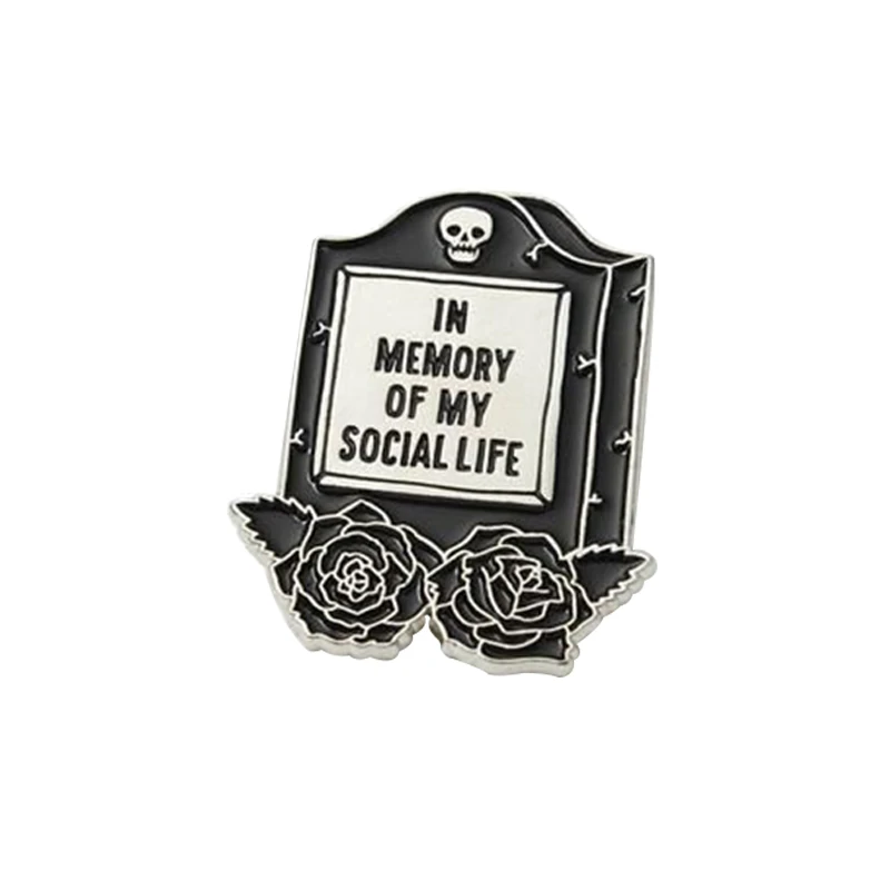 Эмалированный штифт Social Life|Броши| |