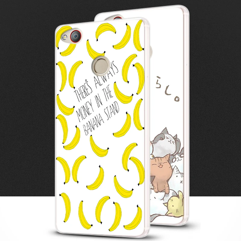 Original Phone Case For ZTE Nubia Z11 mini Soft TPU Shell lemon flower Capa miniS Back Cover Luxury Coque |