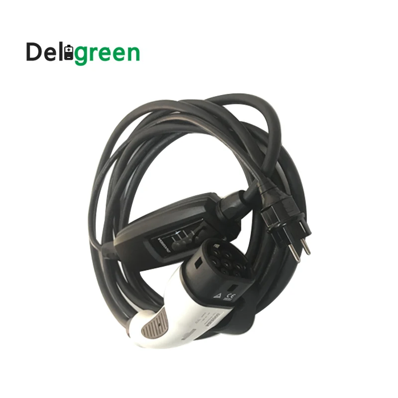 

10pcs Duosida EVSE Charger 62196 type 2 EV charger 16A socket ,Electric car Portable Charger Leve2 Model 2 Wholesale Schuko