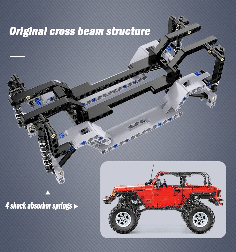 Cada пульт дистанционного управления 2,4G Adventurer Car 1941pcs Technic battery Box Motor Creator Строительные Кирпичи Блоки Игрушки для мальчиков