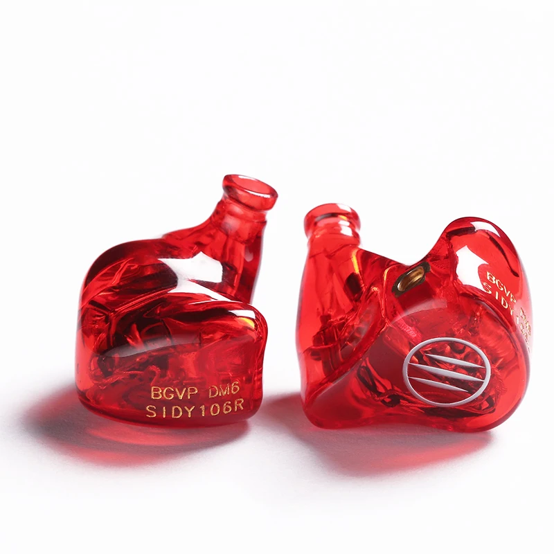 BGVP DM6 Hi res 5BA сбалансированные арматурные драйверы наушник IEM 3D печать HiFi наушники