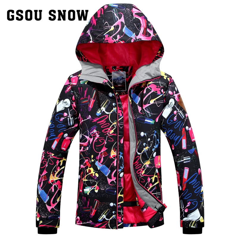 Gsou Snow single board ski suit female South Korean waterproof breathable wear resistant thermal jacket | Спорт и развлечения