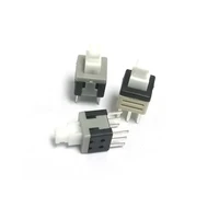 50pcs 5 85 8mm high quality mini switches 6 pins switch household appliances dc 12v 0 1a white plus
