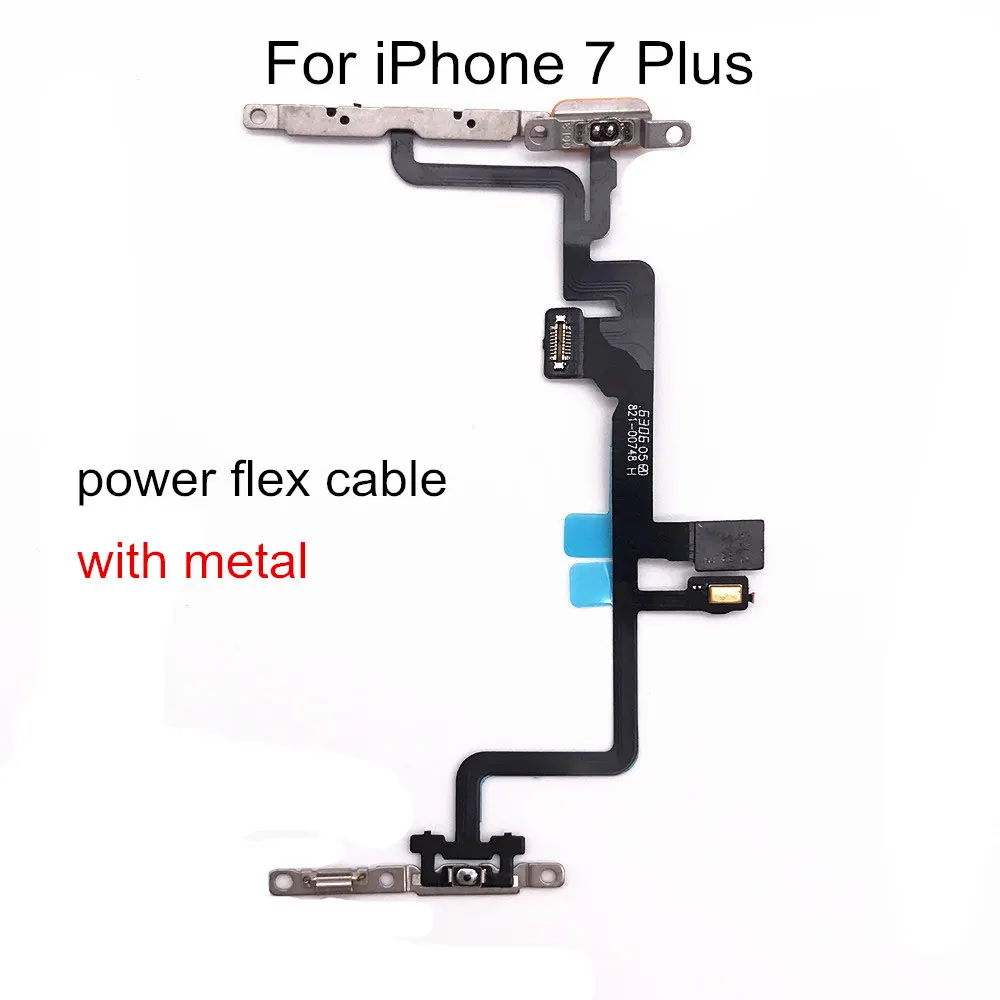 Гибкий кабель питания AYJ 5 шт./лот с металлическим корпусом для iPhone 5S 6 6S 7 8 Plus X XR XS Max