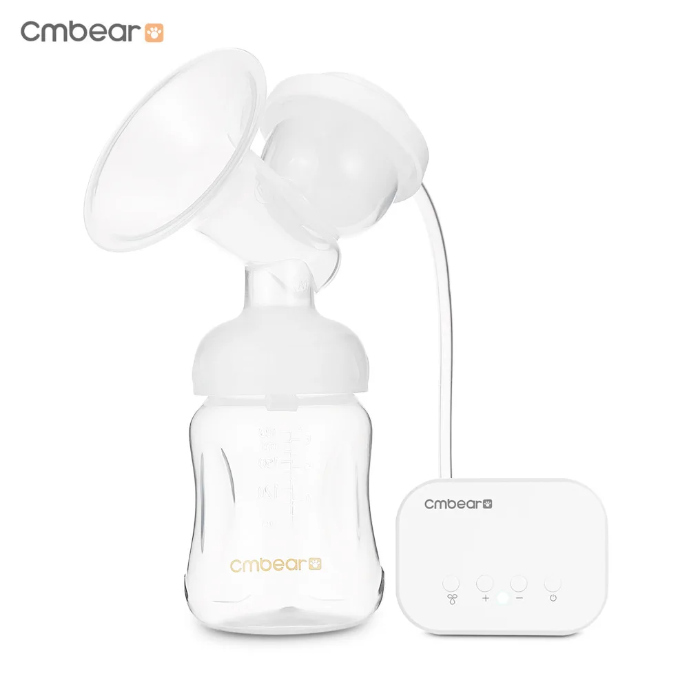 Cmbear один USB Электрический молокоотсос Регулируемый режим всасывания/массаж анти