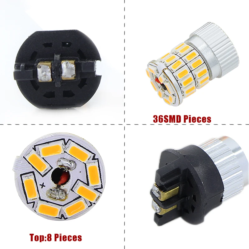 Светодиодсветодиодный лампа PW24W PWY24W 36smd для BMW i3 X4 (сзади) Audi Q3 Q7 A3 Quattro A4 A5 A6 S5