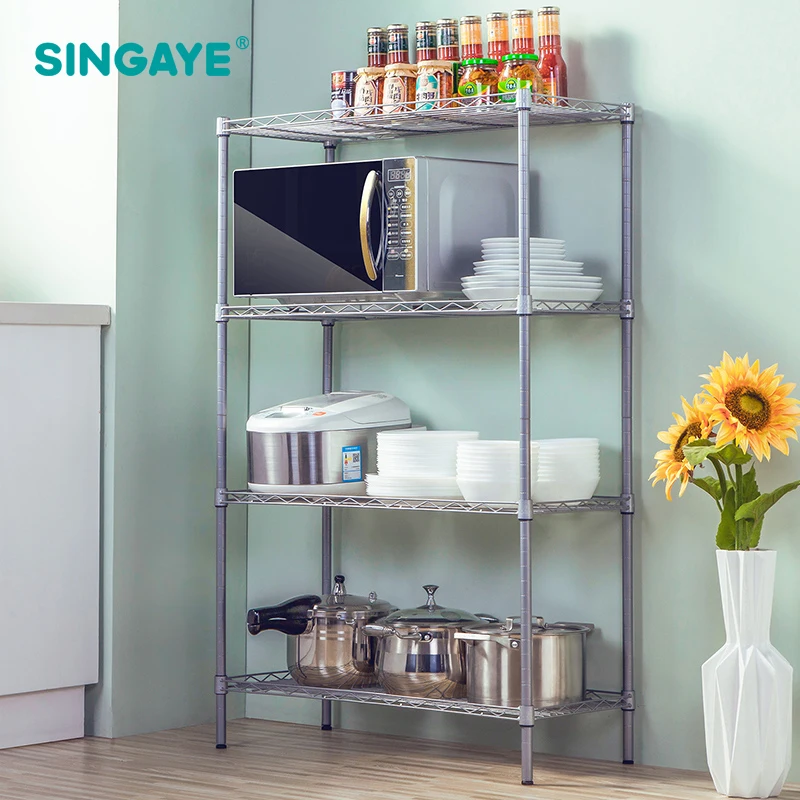SINGAYE четыре слоя Multi-function стеллаж косметический Органайзер для офиса кухня ванная