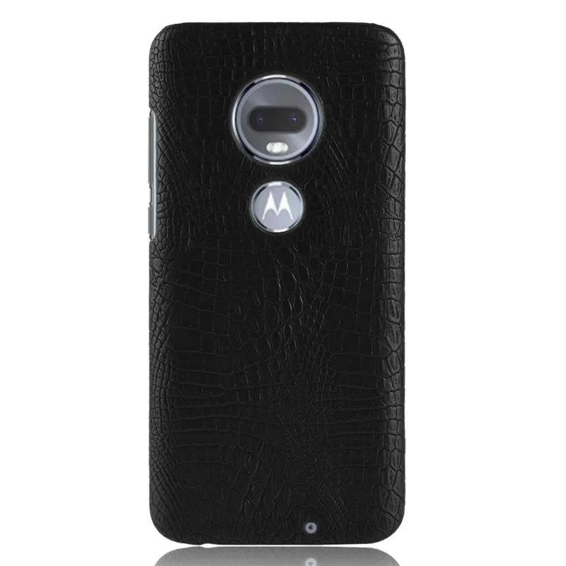 Чехол для Moto G7 чехол Plus жесткая задняя крышка из искусственной кожи телефона Motorola