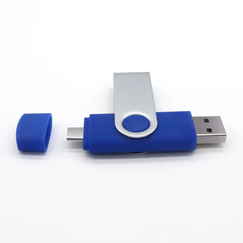 Оптовая продажа 2 в 1 OTG USB флеш-накопитель 128 Гб 64 ГБ 32 16 8 смартфон внешний