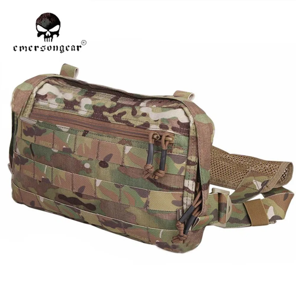 EmersonGear нагрудная сумка Recon Airsoft Боевая тактическая Сумка Molle EM9285|multicam black|multicam