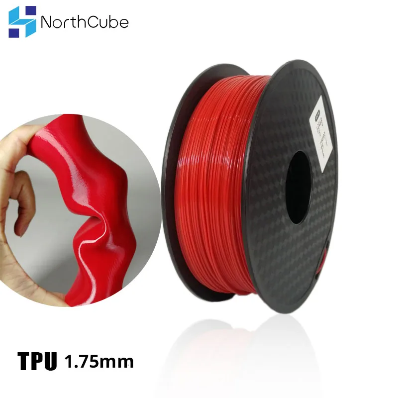 NorthCube 3D принтеры ТПУ Гибкая нить TPU Филамент Пластик для 1 75 мм полиграфические