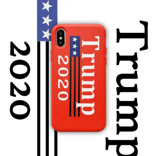 2 вида цветов Горячая Мода США Трамп 2020 чехол для телефона iPhone X XS MAX XR 8 7 6 6S