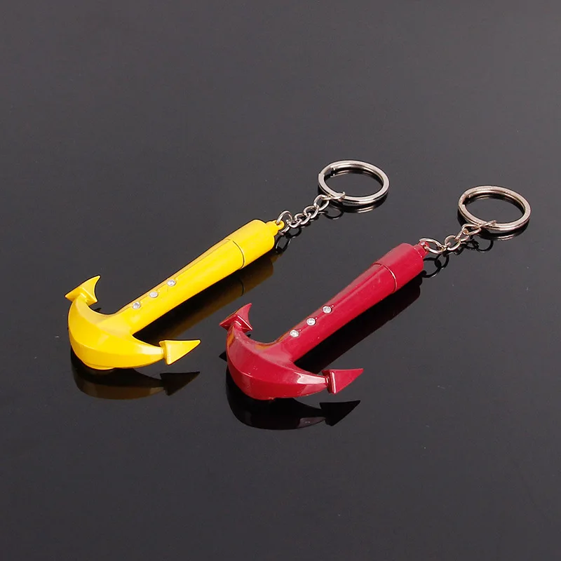 Anchor Shape Metal Pipes Tobacco Pipe Keychain Smoking Smoke Detectors Pendant Grinder Narguile Hookah Mouthpiece | Дом и сад