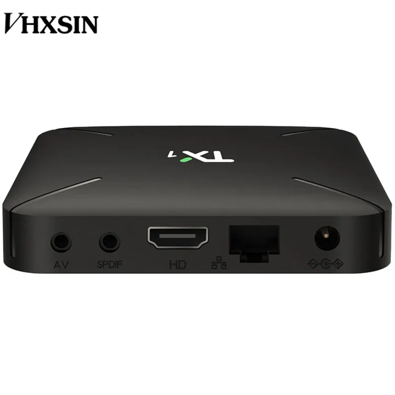 VHXSIN 5 шт./лот TX1 Android 7 1 Tv Box 1G/8G Quad Core allwinner h3 cable tv set top box | Электроника
