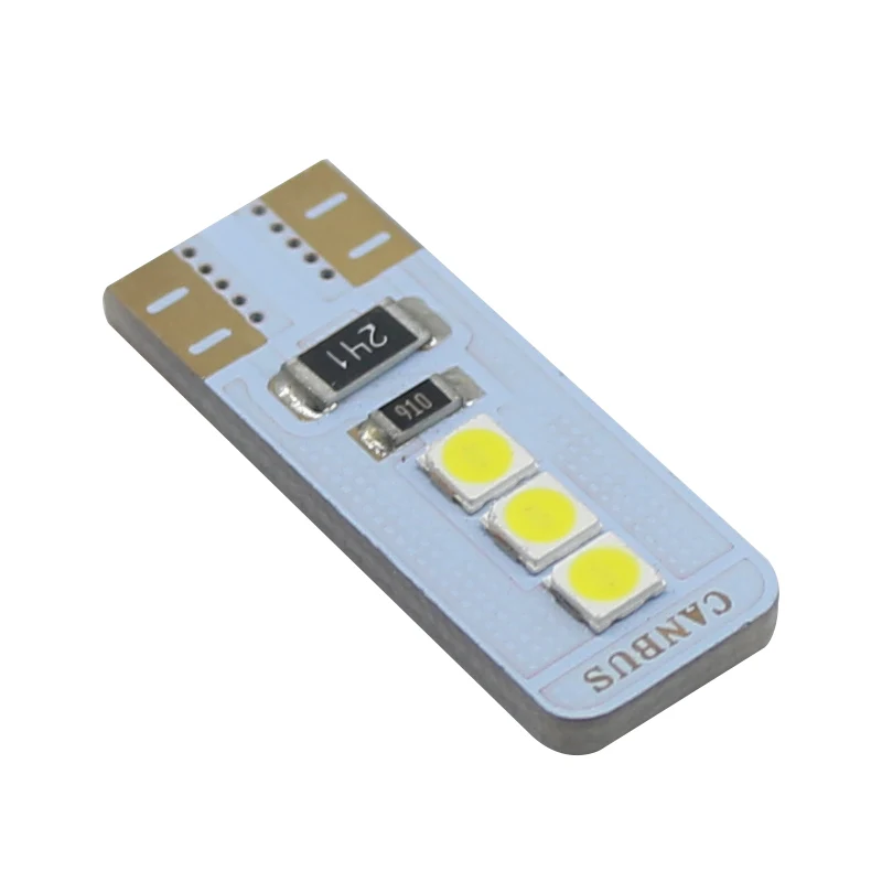2X T10 W5W светодиод Шина CAN свет 9SMD 3030 светодиодные лампы для номерного знака