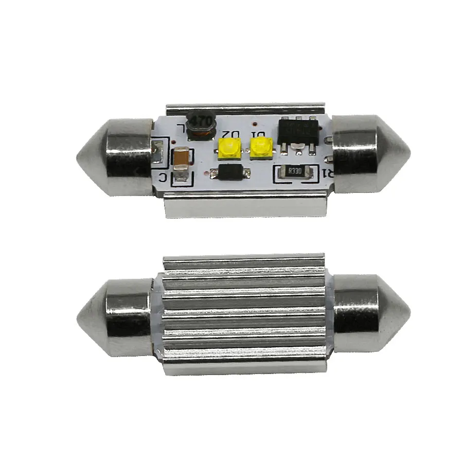 HYZHAUTO 2 шт. Высокая мощность Festoon Светодиодные Автомобильные лампы C5W C10W Canbus без