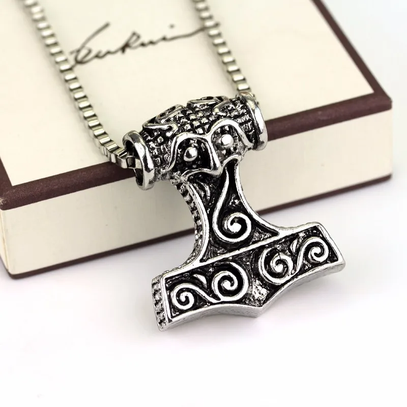10 стилей Мститель Тор ожерелье молоток Темный мир сплав THOR'S HAMMER Magick Мужская подвеска ожерелье ювелирные изделия Прямая поставка