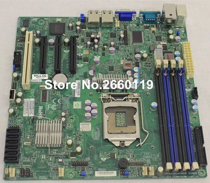 Настольная материнская плата для supermicro X8SIL F 1156 3420 полностью