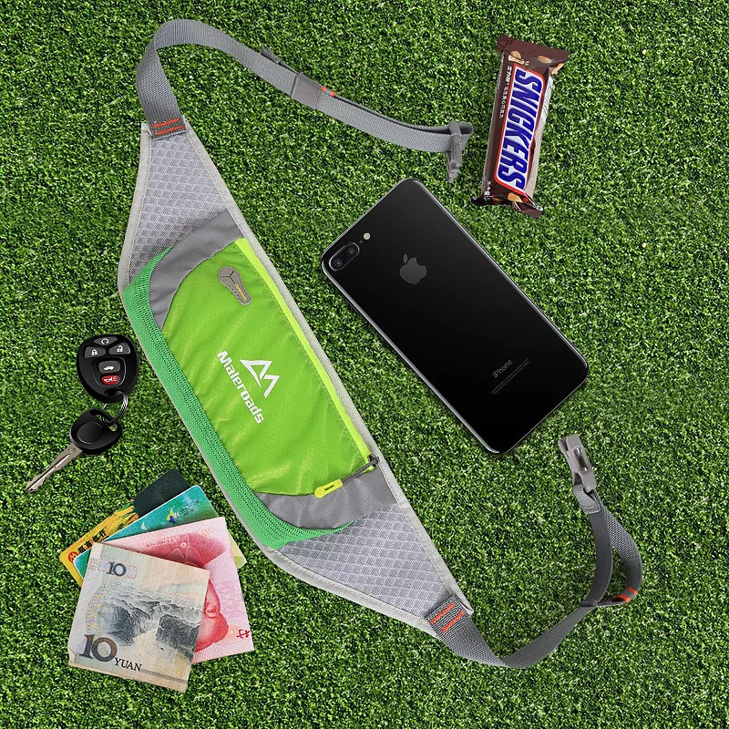 Maleroads Waterproof Running Waist Bags Utility Gym Fanny Pack Sport Fitness Jogging Belt Bags Cell Phone Pocket For Men Women