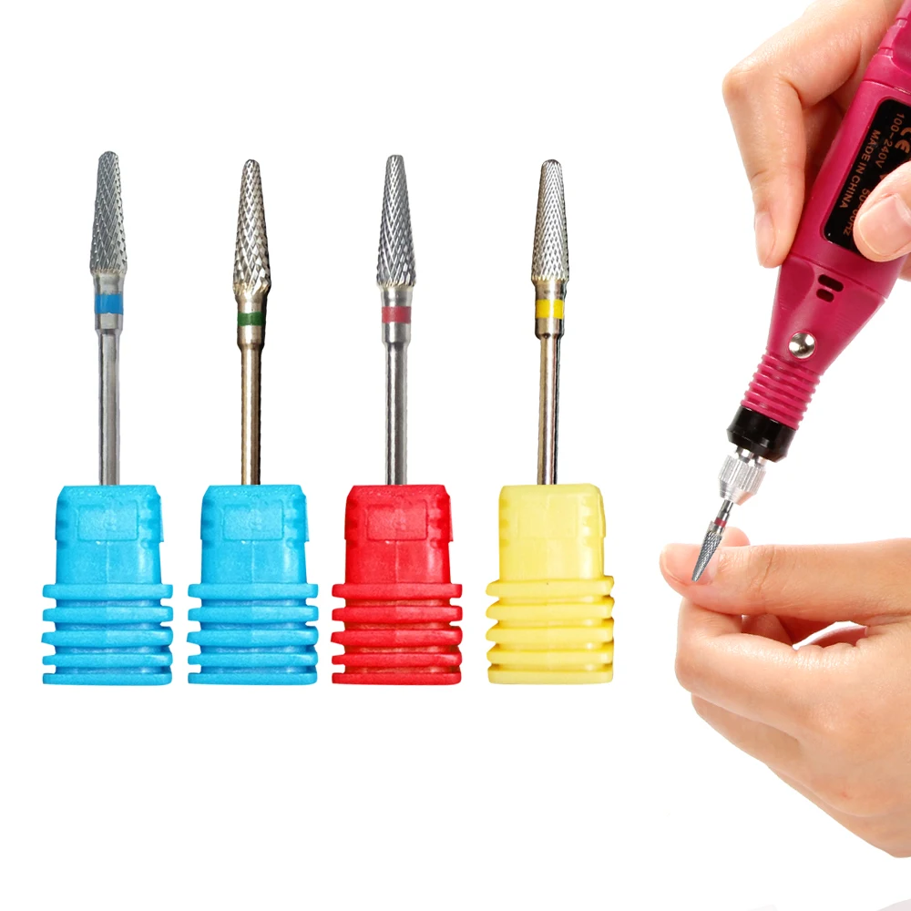 Фрезы для маникюра из карбида вольфрама 3/32 дюйма 1 шт.|nail drill bits|nail drillnail bit |
