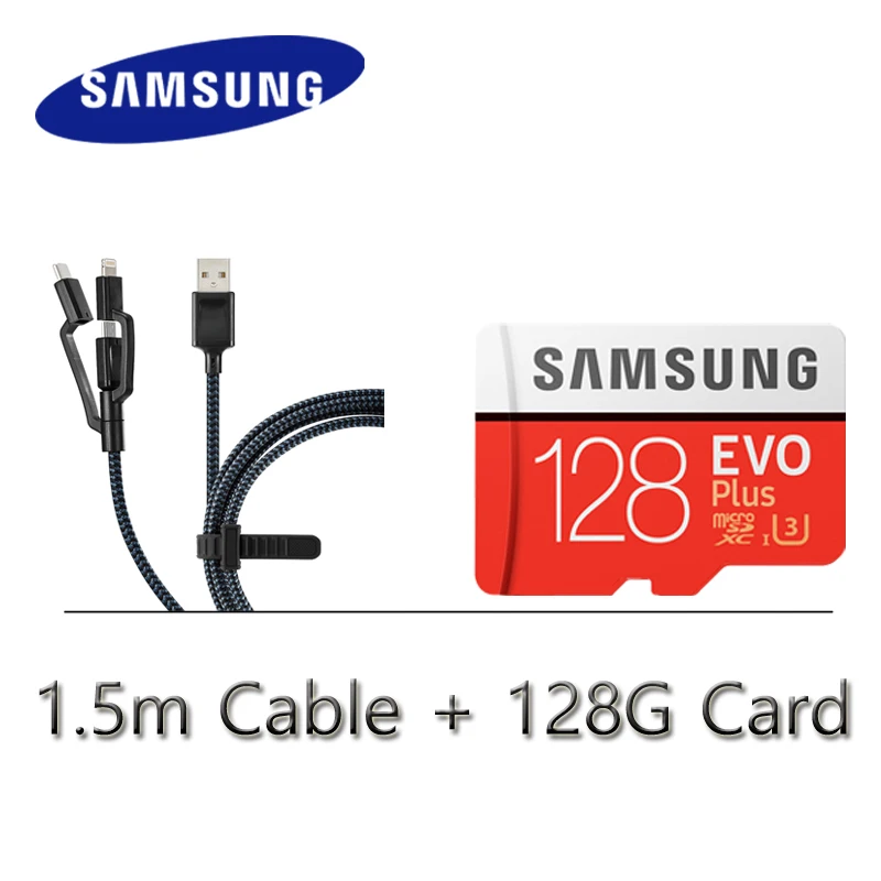 Оригинальная карта памяти SAMSUNG TF Micro SD MicroSD EVO Plus класс 10 3 32 Гб 64 128 ГБ sd-карта