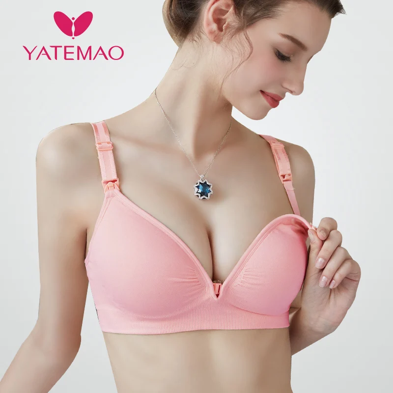 YATEMAO 2 шт. бюстгальтер для кормящих матерей Одежда беременных женский сна мам без косточек Бюстгальтер