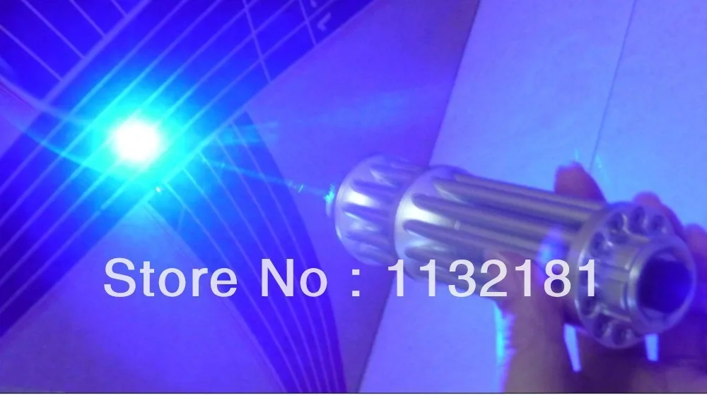 2015j-HotReal 2000mw 2W Blue Laser Pointer with battery and charger aluminum case free safety glasses | Компьютеры и офис