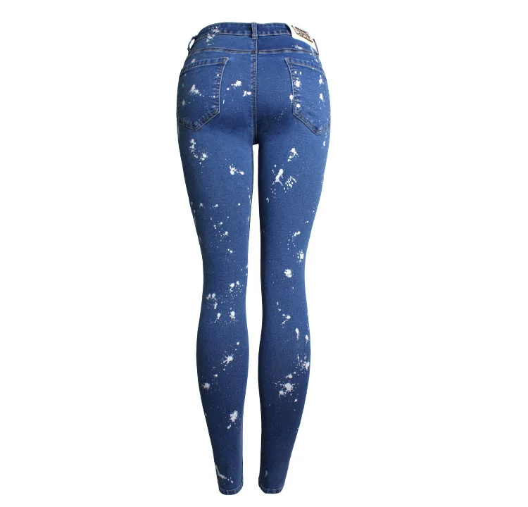 Новые модные женские узкие джинсы с вышивкой и эффектом пуш ап|jeans with|calca jeansfashion