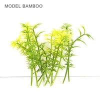 simulation bamboo 8cm miniature bamboo diorama sand table architecture building layout model making materials 100pcslot