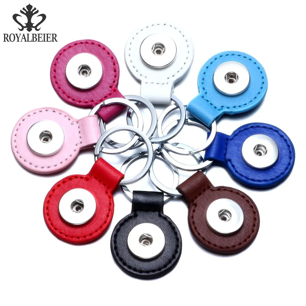 Royalbeier DIY Snap Key Rings Women Bag Keychains Fashion Decorations Hanging Pendant Jewelry Trendy Chain | Украшения и