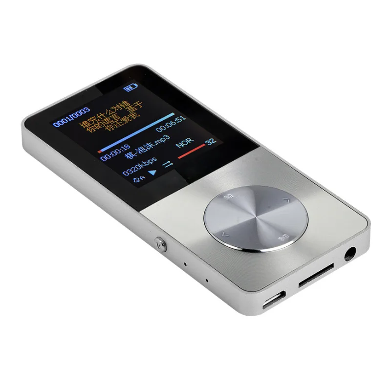 Нико Портативные Hi-Fi плееры металла MP4 плеер 16 ГБ 8 4 Mini-USB с 30 часов воспроизведения