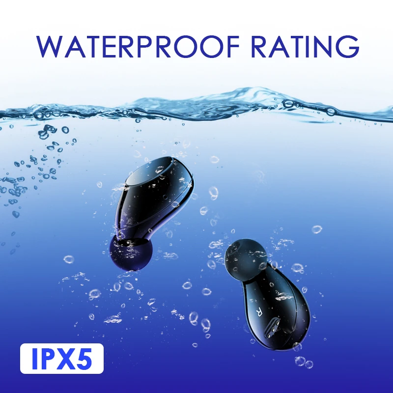 ANBES Magnetic Charging Bluetooth V5.0 Earphone Wireless IPX 5 Waterproof Earphones Bass Stereo Sound Earbuds Headset for Xiaomi |