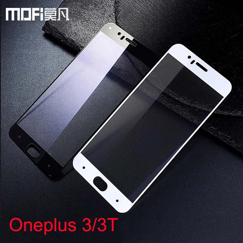 Закаленное стекло для oneplus 3 64 ГБ защита экрана 3t 128 One plus три полное покрытие