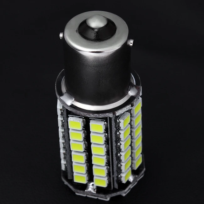 FORAUTO белый светодиодный светильник источника сигнала поворота поиска 80SMD 1156 AC/DC 12V