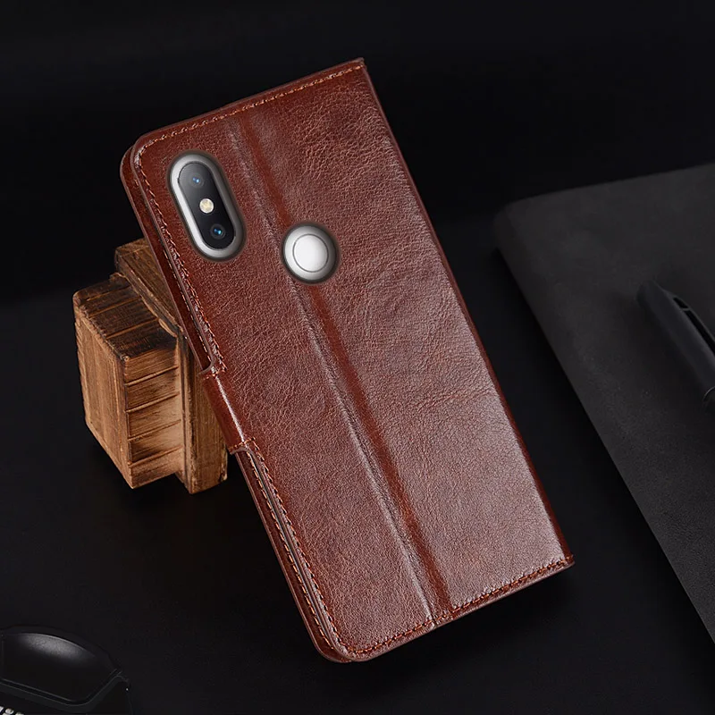 Роскошный чехол кошелек для Xiaomi Mi Mix 2S откидной Магнитный кожаный с подставкой и