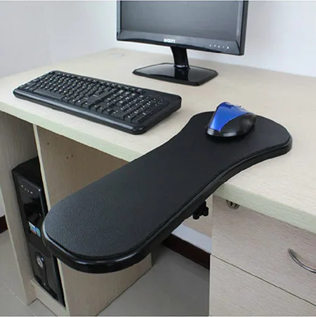 Double Attachment Computer Arm Rest Support Rest&ampplay prevent cervical spondylosis plate Mouse Pad For Chair/desk Free Shipping |