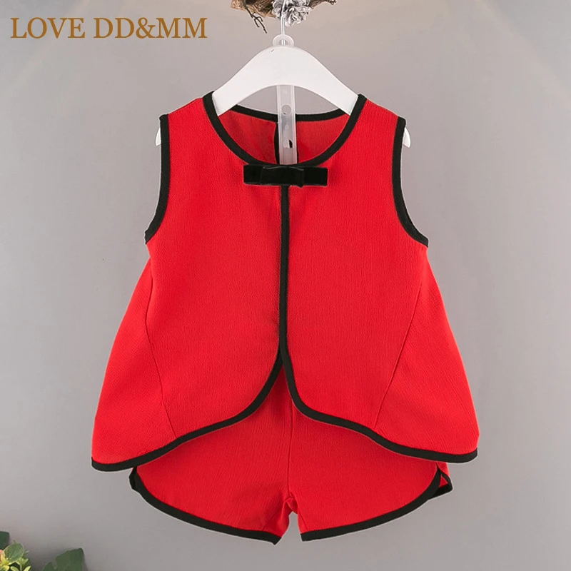 Комплекты одежды для девочек LOVE DD & MM лето 2020 новый удобный красный и белый