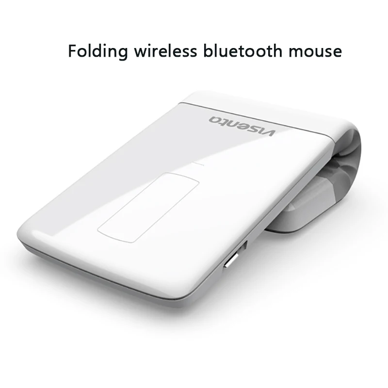 Новинка 2019 тонкая беспроводная мышь с Bluetooth 2000 точек/дюйм складной