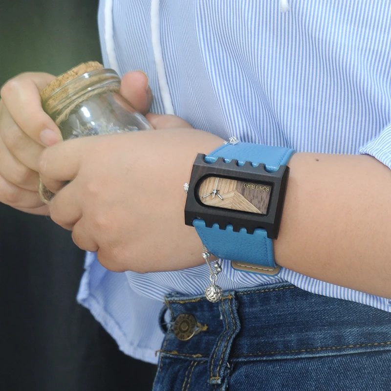 Женские наручные часы с кожаным ремешком в деревянной коробке|box brand|box boxbox gift box |