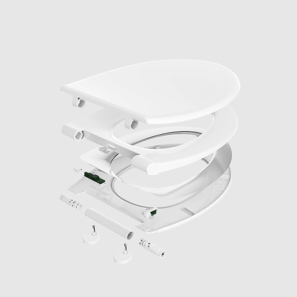 Xiaomi крышка для унитаза с подогревом и регулировкой температуры, теплая сушка с подогревом, удобная крышка для унитаза, бесшумная дезодорирующая крышка для унитаза