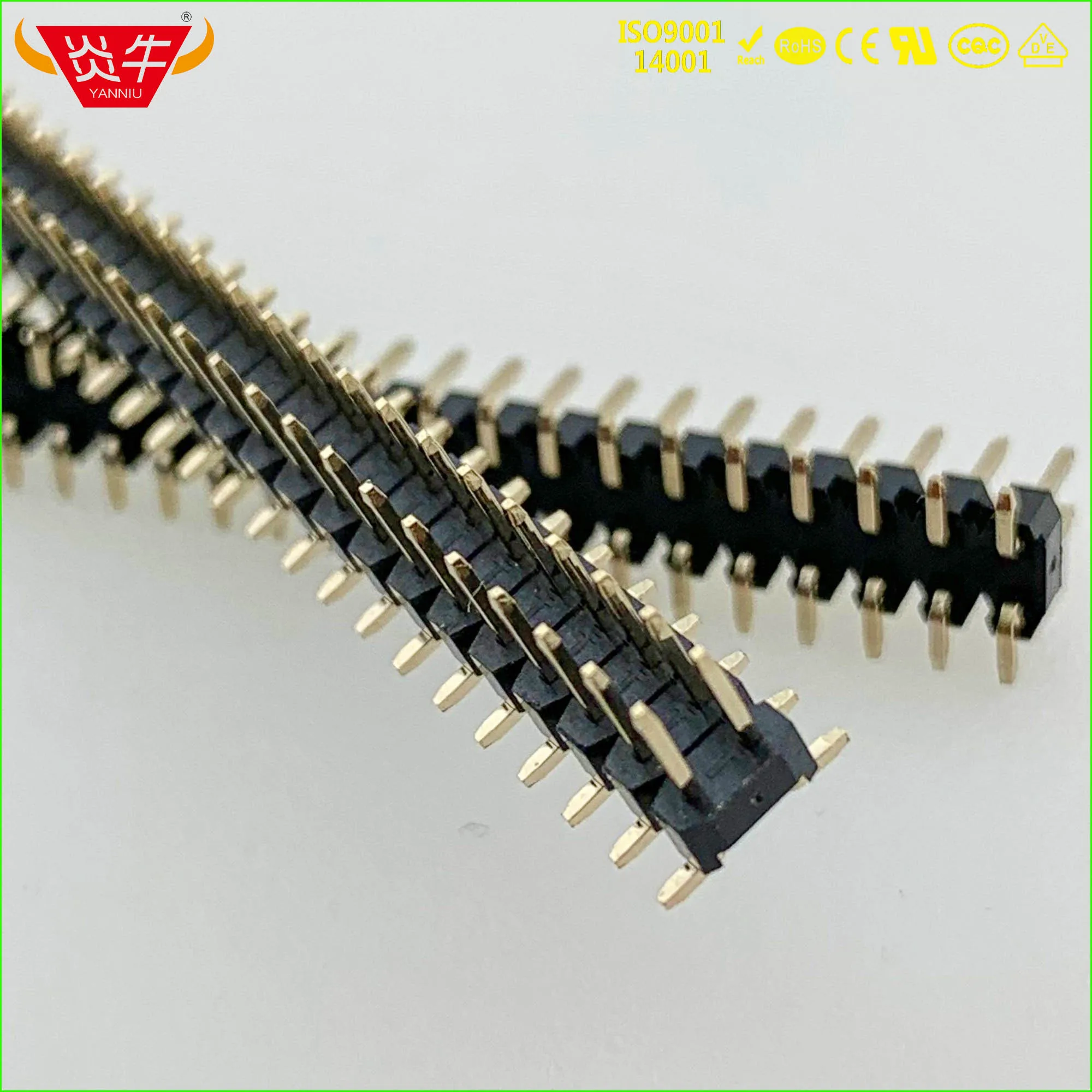 2 0 мм Шаг 2X40P 80PIN Штекерный разъем для полосы двухрядный вертикальный штыревой