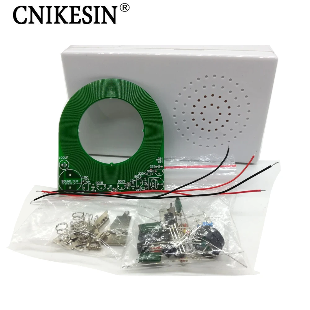 CNIKESIN diy простой металлодетектор доска Электронный комплект деталей электронного