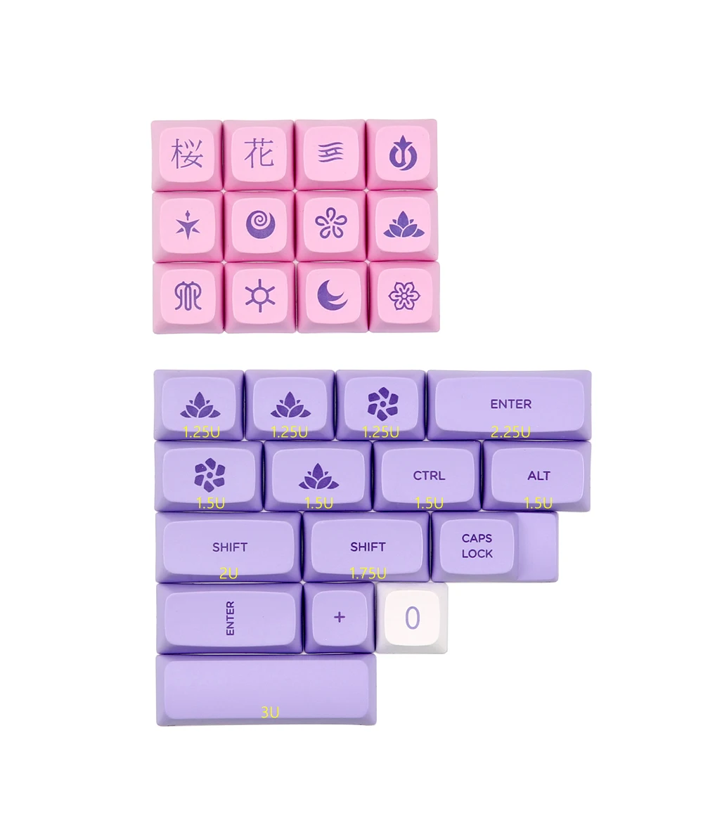 Предварительный заказ 145 клавиш dye subbed keycap толстые PBT xda профиль колпачки для 61 87 104 MX механическая клавиатура