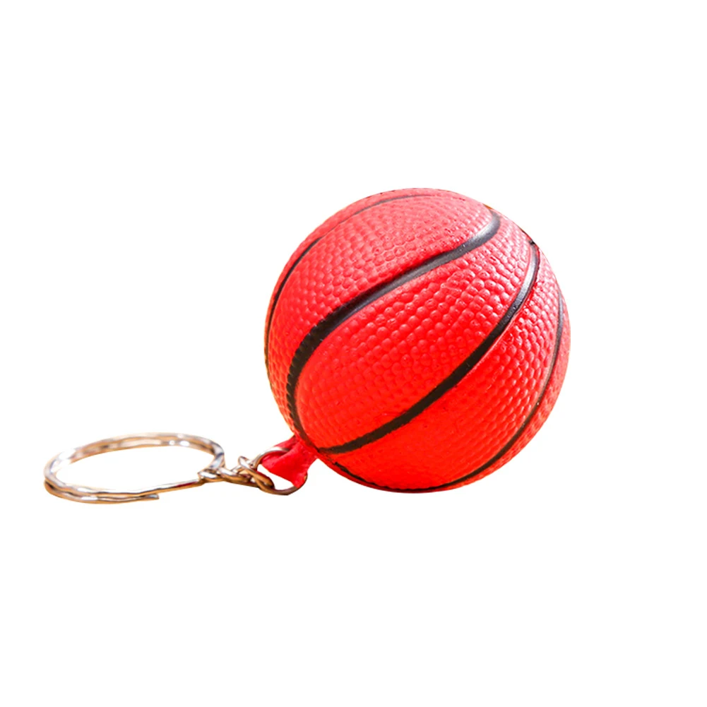 Милый модный брелок в форме баскетбольного мяча от стресса|bag ornament|key ring bagkeychain key |